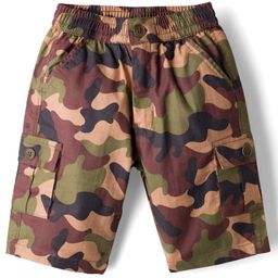 Dapper Dudes Camouflage Printed Shorts - Brown-picture-15