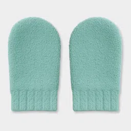 Mi Arcus Solid Cap & Mittens Set - Green - Circumference 28 Cm image 3