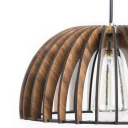 Think Artly Dome Style Wooden Lamp image 5
