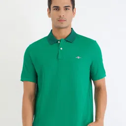 GANT Men Polo Collar Applique T-shirt-picture-55