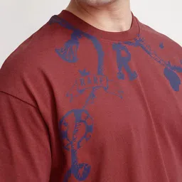 RARE RABBIT Men Printed Pockets T-shirt image 2