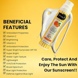 VANDYKE Vitamin C + E Super Bright Sunscreen With SPF 50 -50g image 3
