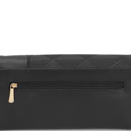 Metro Women Geometric Textured Two Fold Wallet image 3