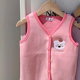 LULU & SKY Girls Embroidered Sweater Vest with Embroidered Detail-picture-39