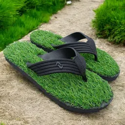 ADJ Men Black Flip Flops image 2