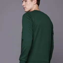 Louis Philippe Jeans Self Design Typography Embroidered Sweatshirt image 4