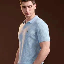 THE BEAR HOUSE Men Polo Collar Slim Fit T-shirt image 3