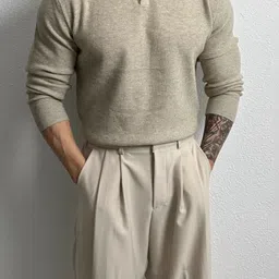 StyleCast Men Polo Collar Ribbed Regular Fit T-shirt image 2