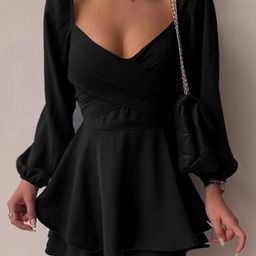 KPOP Women Solid Bodycon Dress-picture-3