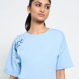 Ajile by Pantaloons Print Extended Sleeves Cotton Top-picture-27