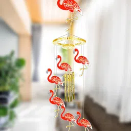 iKalaa Resin Art Kit with molds | Silicone Mold Flemingo Kit | 24PCS Outdoor Wind Chimes Resin Casting Mold with Fishing Line Epoxy Mould for DIY Making Craf Home Decoration Gift image 2