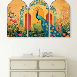 Livin'luxe Multicoloured MDF Other Wall Paintings-picture-16