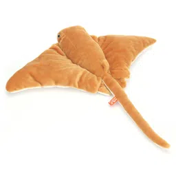 Wild Republic Cuddlekins Cownose Ray Soft Toy Brown - Length 38 cm image 4