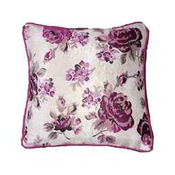 MONKDECOR Pink & White Set of 5 Floral Square Cushion Covers image 2