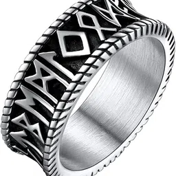 the men thing CELTIC KNOT VIKING - Titanium Steel Ring image 1