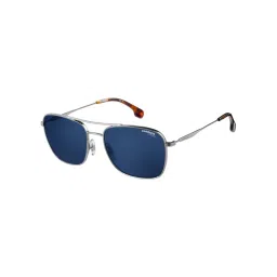 carrera accessories CARRERA Unisex Polarized Full Rim Blue Lens Rectangle Sunglasses - 2000566LB58KU (58) image 2