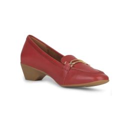 Hush Puppies Women Slip On Maroon Loafers-picture-19