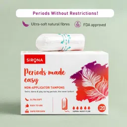 Sirona Digital Tampons for Super Plus Heavy Flow, Ultra Soft & Leak Proof, FDA Approved - 20 Tampons image 3