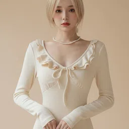 HERE&NOW Ruffled A-Line Maxi Dress image 2