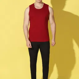 WOOSTRO Pack of 2 Printed Combed Cotton Innerwear Vests with Intelliease Technology image 5