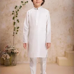 Lagorii Boys Regular Thread Work Kurta with Pyjamas-image-43