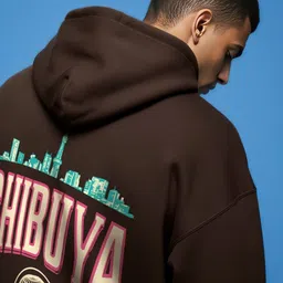 FFLIRTYGO Men Printed Hooded Sweatshirt image 4