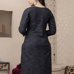 AUZAAI COLLECTION Selection Of 2 Floral Yoke Design Thread Work Pure Cotton Kurtas image 3