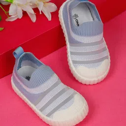 ONYC Unisex Kids Striped Slip-On Sneakers-picture-23