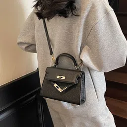 CORSICA Textured PU Structured Handheld Bag image 2