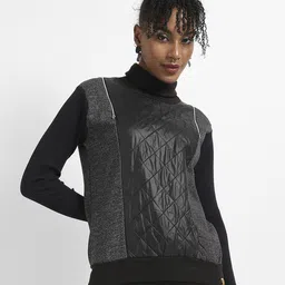 Campus Sutra Women Colourblocked Pullover Sweaters-picture-29