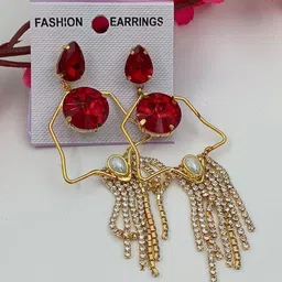 MUNMUN'S Geometric Drop Earrings image 2