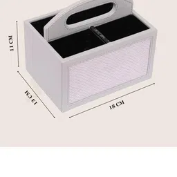 jabrix Grey Set of 1 Regular Desk Organiser Organisers image 2