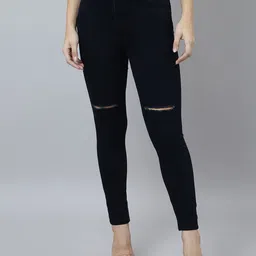 The Roadster Lifestyle Co Women Slim Fit High Rise Stretchable Jeans-image-75
