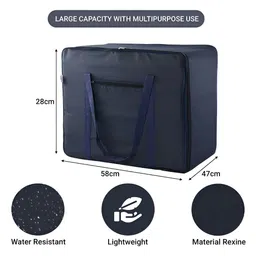 Aura Navy Blue & Grey 2 Pieces Multi-Utility Organisers image 2