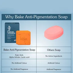 BAKE Set Of 3 2% Kojic Acid Soap With Alpha Arbutin- 100 g Each image 3