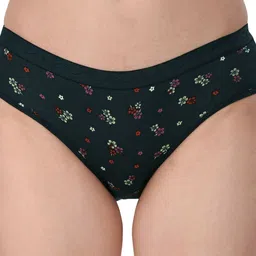 SHREE GANESH FASHION Pack Of 2 Printed Bikini Briefs LYCRA BK RD 002 S image 4