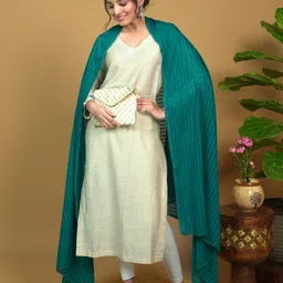 HELLA FASHIONS Striped Dupatta image 3