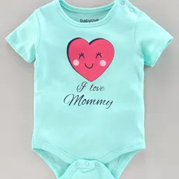 Babyoye 100%Cotton Half Sleeves Printed Onesies Pack of 7 - Multicolor image 2