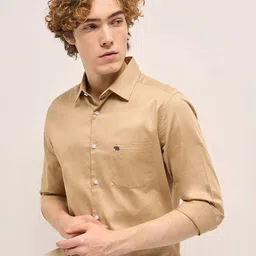 THE BEAR HOUSE Pure Cotton Tailored Fit Opaque Formal Shirt-picture-40