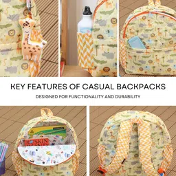 ROSADA Unisex Kids Graphic Backpack image 4