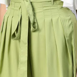 all about you Round Neck Three-Quarter Flutter Sleeves Top With Trouser image 2