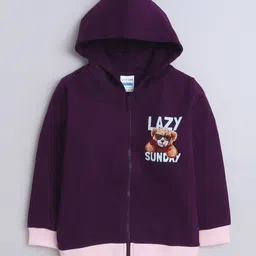 BUMZEE Girls Hooded Sweatshirt-image-41