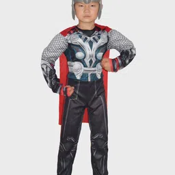 Little Surprise Box LLP Kids Printed Hammer Superhero Jumpsuit-picture-48