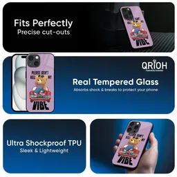 QRIOH Typography Printed iPhone 13 Back Case Mobile Accessories image 4