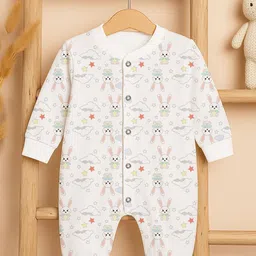 Moms Home Infant Printed Round Neck Rompers-picture-33