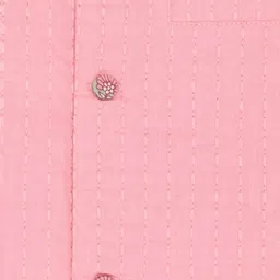 indus route by Pantaloons Boys Woven Design Mandarin Collar Pure Cotton Nehru Jacket image 4