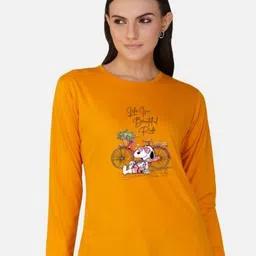 Metronaut Women 2 Printed Bio Finish Applique T-shirt image 4