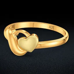 Joyalukkas Kids 22KT Heart Design Gold Ring-image-99