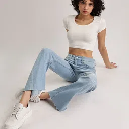 Calvin Klein Jeans Women Bootcut Light Fade Jeans-picture-14