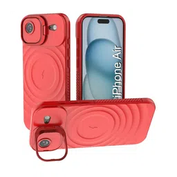 Luxury Kase Ripple Textured Rugged & Wireless Charging iPhone Air Back Case-image-73